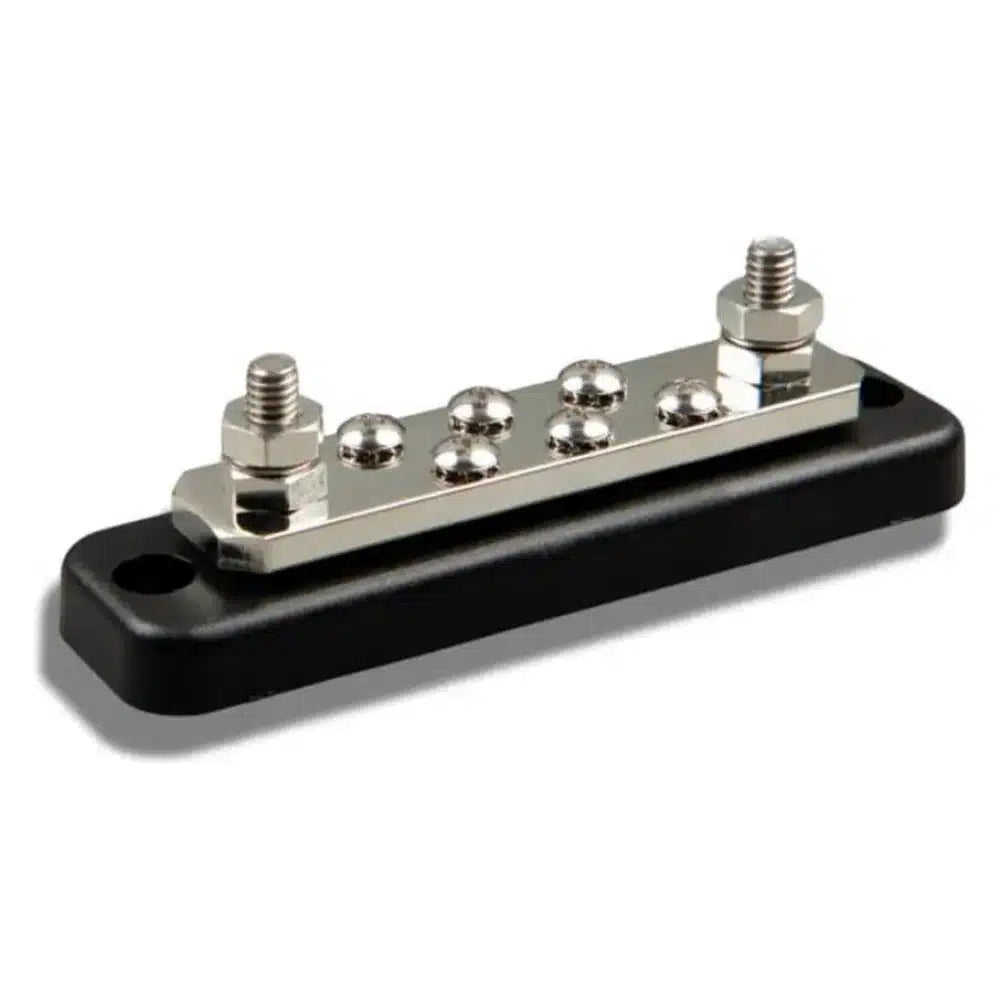 Victron Energy 250A 2P Busbar with Cover, 70VDC, 5/16 in Studs — Quality Boat Parts