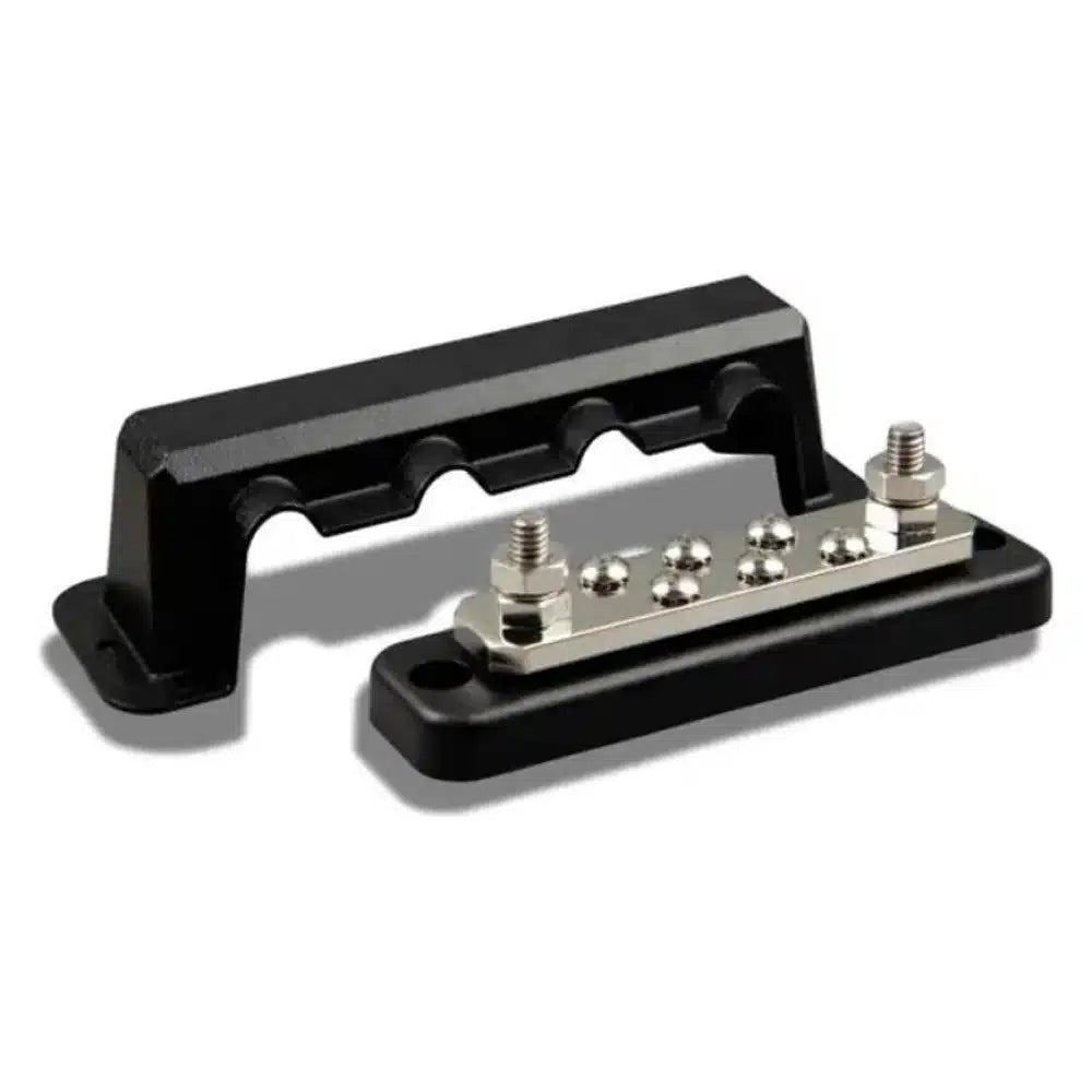 Victron Energy 250A 2P Busbar with Cover, 70VDC, 5/16 in Studs — Quality Boat Parts