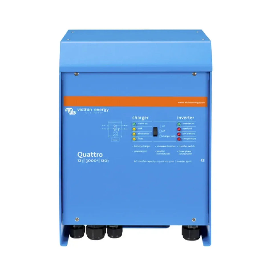 Victron Energy Quattro Inverter/Charger, 230V, Two AC Inputs — Quality Boat Parts