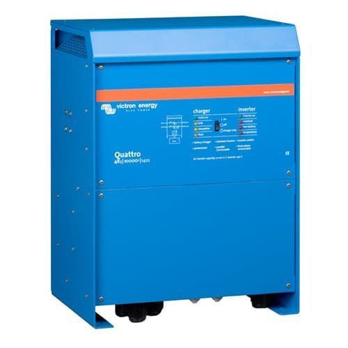 Victron Energy Quattro 48/10000/140-100/100 120V Inverter Charger, VE.Bus — Quality Boat Parts