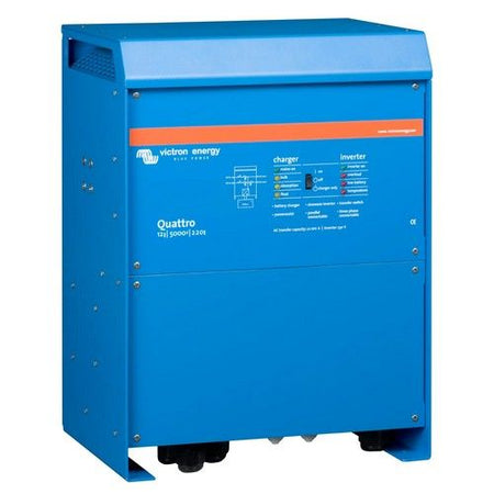 Victron Energy Quattro 12/5000/220-100/100 Inverter Charger, 120V, VE.Bus — Quality Boat Parts