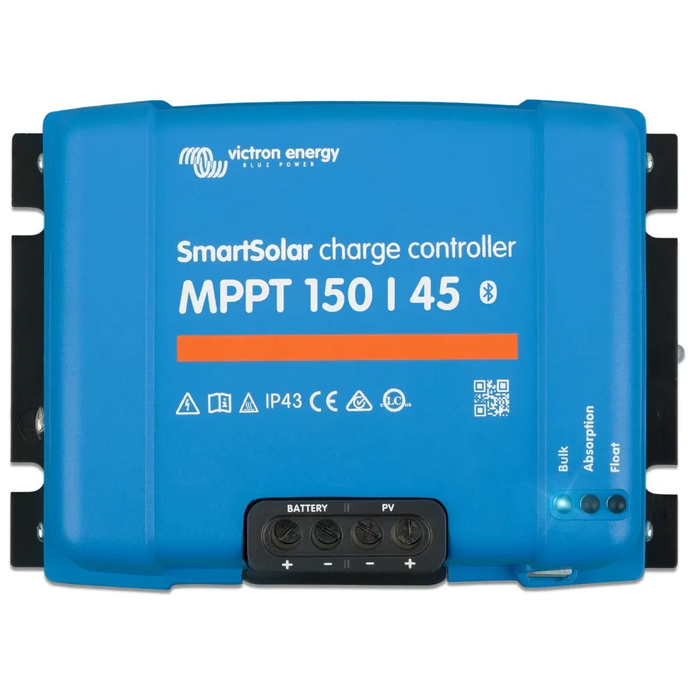 Victron Energy SmartSolar MPPT Solar Charge Controller, 150V, 12/24/48V, Built-In Bluetooth — Quality Boat Parts