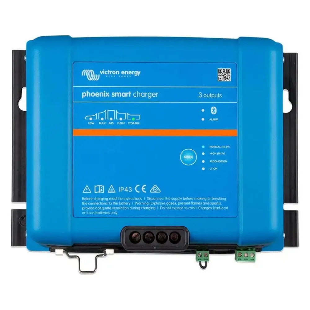 Victron Energy Phoenix Smart IP43 Battery Charger, 3 Outputs, 120-240V, Bluetooth — Quality Boat Parts