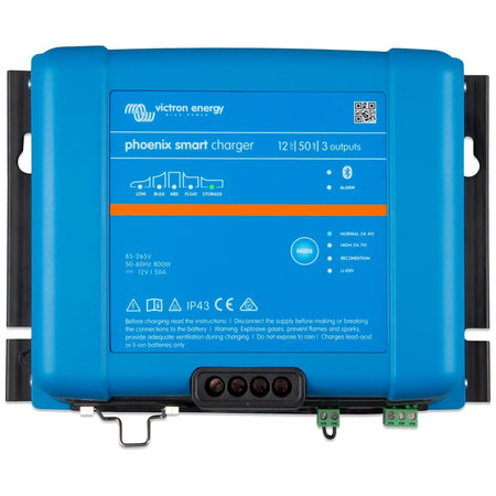 Victron Energy Phoenix Smart IP43 Battery Charger, 3 Outputs, 120-240V, Bluetooth — Quality Boat Parts
