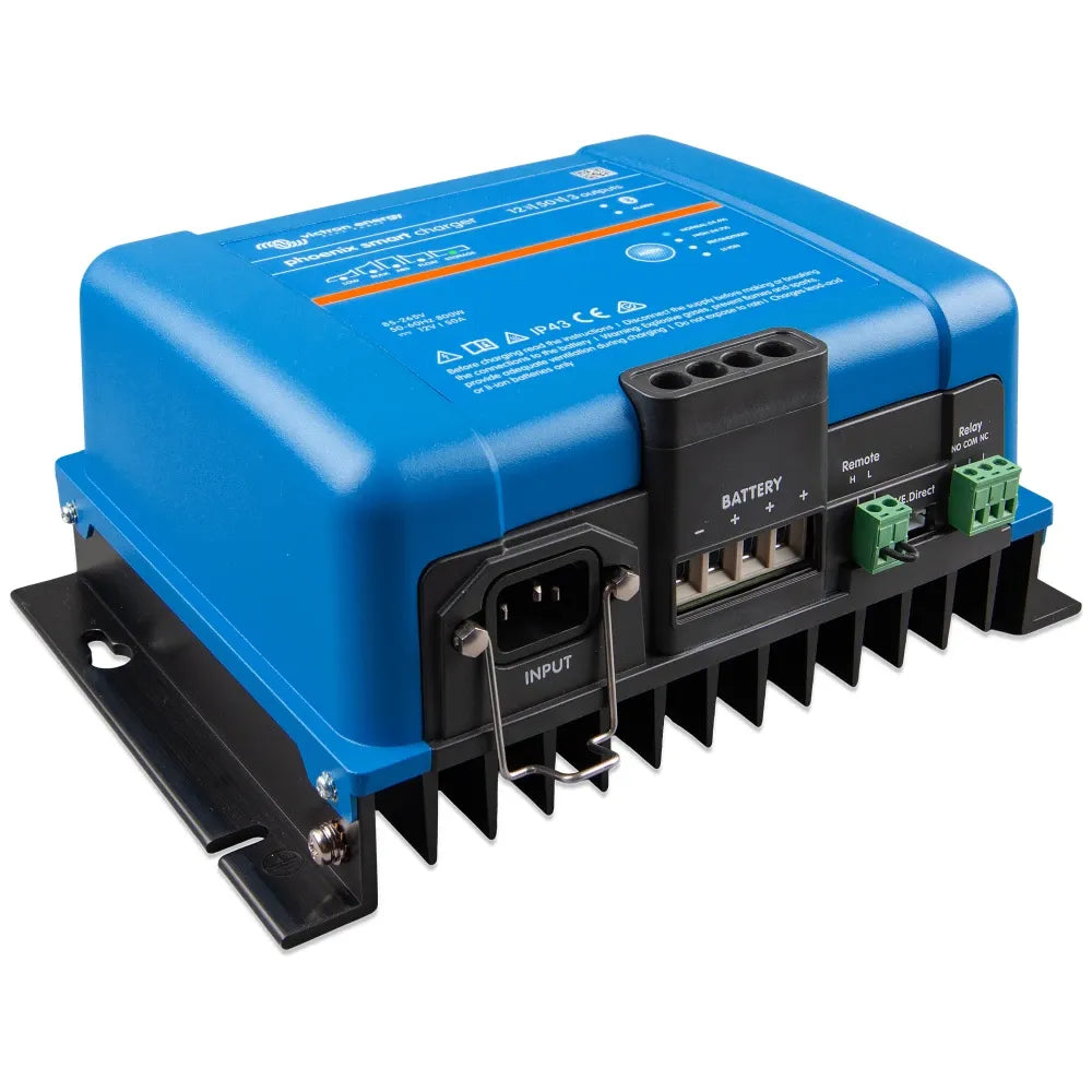 Victron Energy Phoenix Smart IP43 Battery Charger, 3 Outputs, 120-240V, Bluetooth — Quality Boat Parts