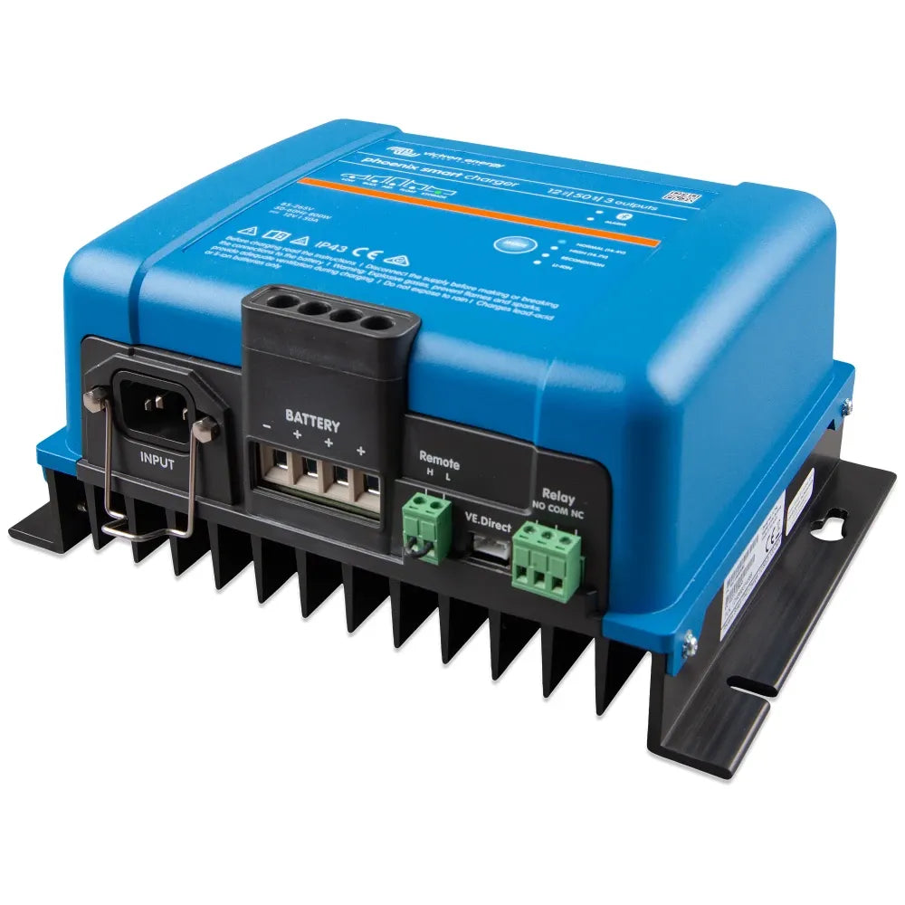 Victron Energy Phoenix Smart IP43 Battery Charger, 3 Outputs, 120-240V, Bluetooth — Quality Boat Parts