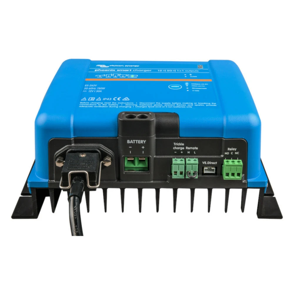 Victron Energy Phoenix Smart IP43 Battery Charger, 1+1 Output, 120-240V AC, Bluetooth — Quality Boat Parts
