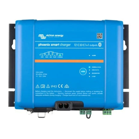 Victron Energy Phoenix Smart IP43 Battery Charger, 1+1 Output, 120-240V AC, Bluetooth — Quality Boat Parts
