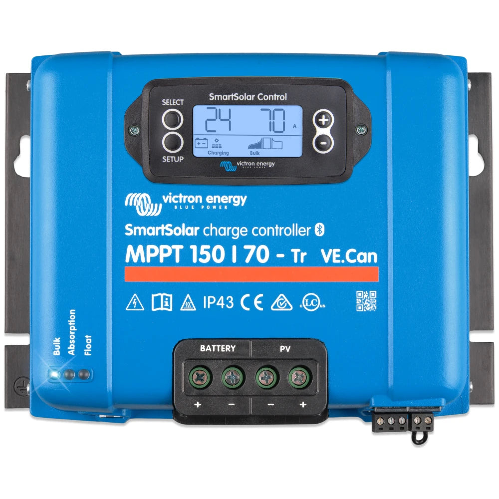 Victron Energy SmartSolar MPPT 150/70 VE.Can Solar Charge Controller, 150V, 70A, Bluetooth — Quality Boat Parts