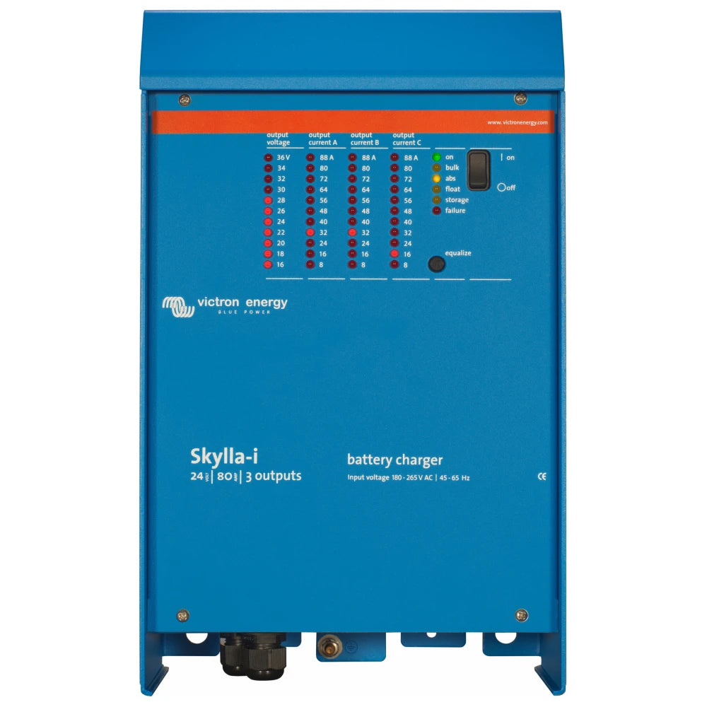 Victron Energy Skylla-i 24V Battery Charger, 230V, 3 Outputs, NMEA 2000 — Quality Boat Parts