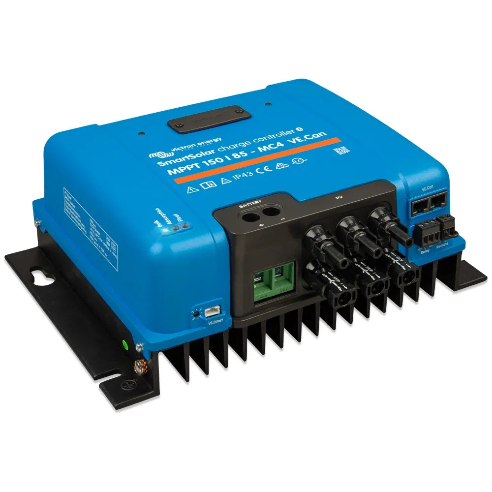 Victron Energy SmartSolar MPPT 150/85 VE.Can Solar Charge Controller, 150V, 85A, 12/24/36/48V — Quality Boat Parts