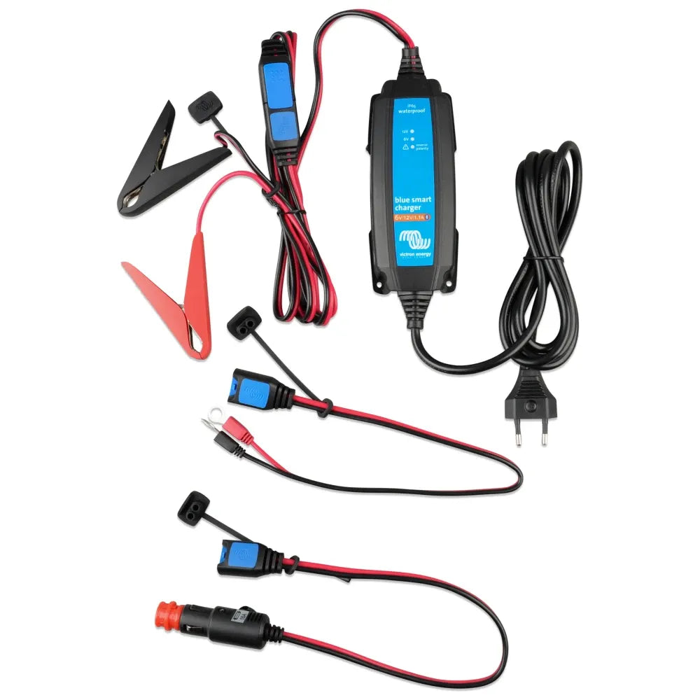 Victron Energy Blue Smart IP65 Battery Charger, 6V/12V, 1.1A, Bluetooth — Quality Boat Parts