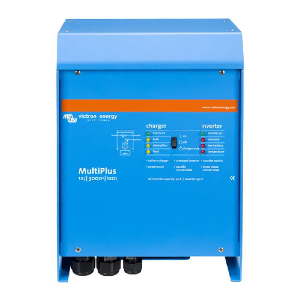 Victron Energy MultiPlus Inverter/Charger, 3000VA, 230V, 50A Transfer Switch, VE.Bus — Quality Boat Parts