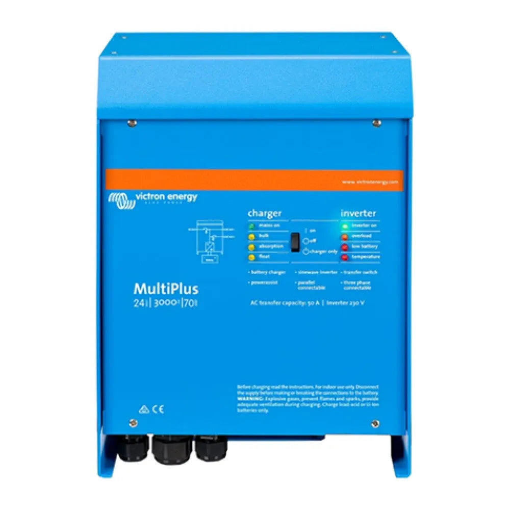 Victron Energy MultiPlus Inverter/Charger, 3000VA, 230V, 50A Transfer Switch, VE.Bus — Quality Boat Parts