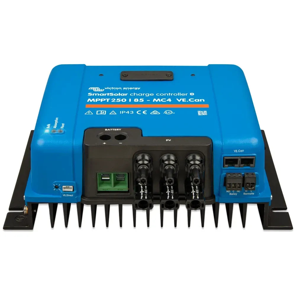 Victron Energy SmartSolar MPPT VE.Can Solar Charge Controller, 250V PV, 12/24/36/48V, Bluetooth — Quality Boat Parts