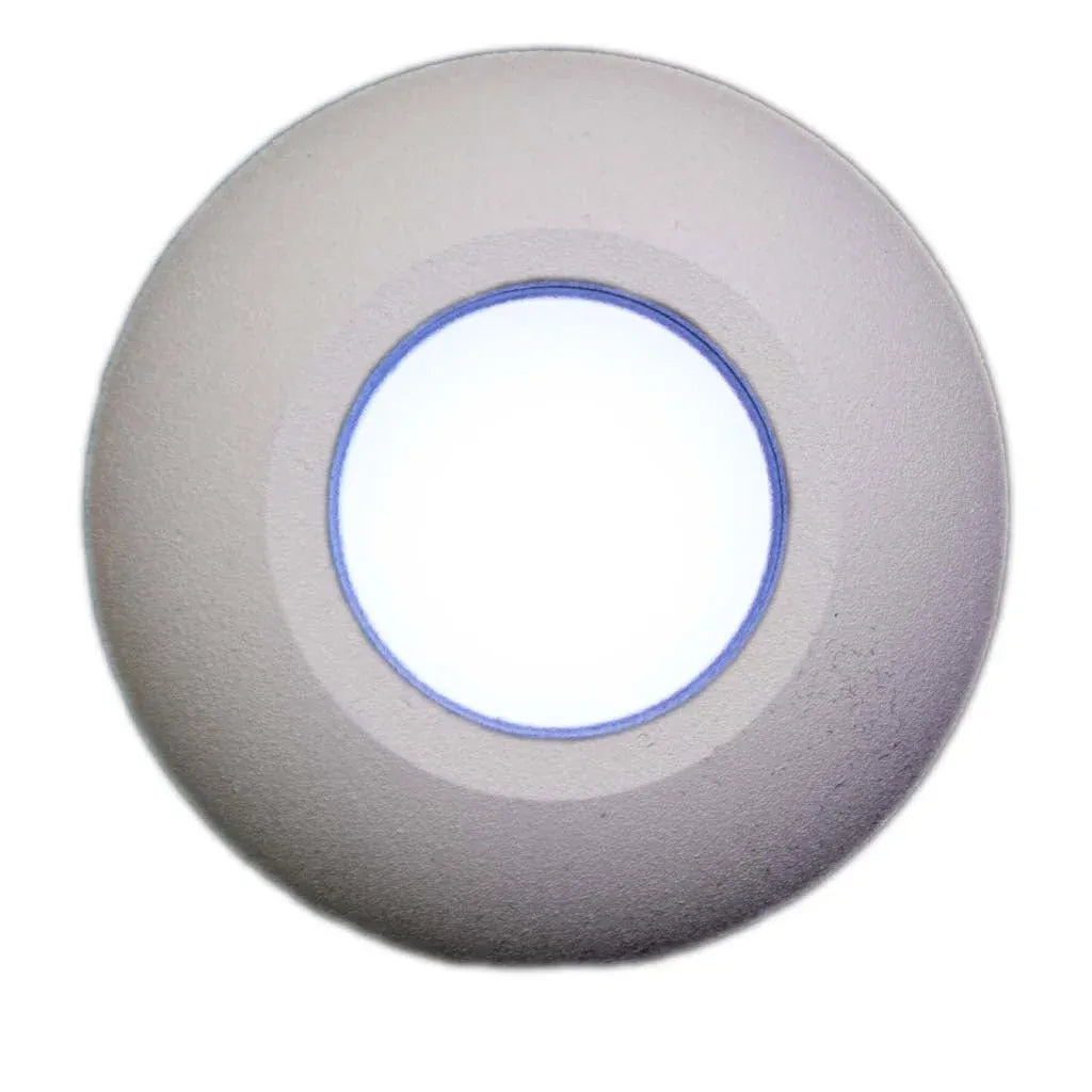 Plash Gravity Surface Mounted LED Deck Light, 6000K Cool White Light, White Housing, 105 Lumens, 1.2W, IP67 — Quality Boat Parts