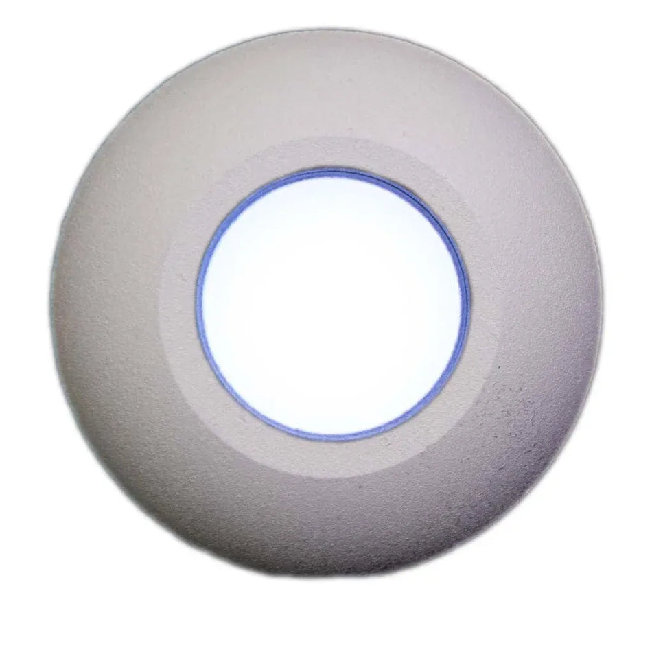 Plash Gravity Surface Mounted LED Deck Light, 6000K Cool White Light, White Housing, 105 Lumens, 1.2W, IP67 — Quality Boat Parts