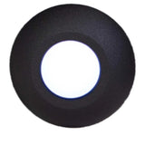 Plash Gravity Surface Mounted LED Deck Light, 6000K Cool White Light, Black Machined Aluminum Housing, 105 Lumens, 1.2W, IP67, 120 Degree Beam — Quality Boat Parts
