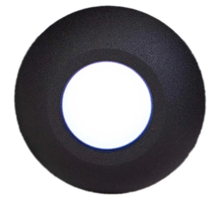 Plash Gravity Surface Mounted LED Deck Light, 6000K Cool White Light, Black Machined Aluminum Housing, 105 Lumens, 1.2W, IP67, 120 Degree Beam — Quality Boat Parts