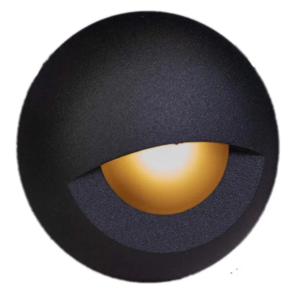 Plash Gravity LED Deck Light, Warm White Light, Black Housing, IP67, 1.2W — Quality Boat Parts