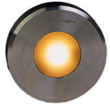 Plash Gravity Surface Mounted LED Deck Light, Stainless Steel Faceplate, Warm White Light, 3000K, 105 Lumens, IP67, 120 Degree Beam — Quality Boat Parts