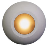 Plash Gravity Surface Mounted LED Deck Light, Warm White Light, White Housing — Quality Boat Parts