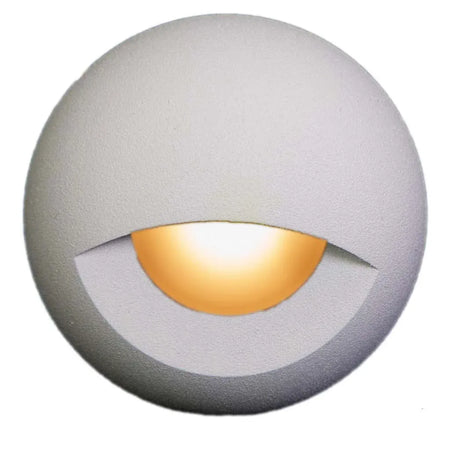 Plash Gravity Surface Mounted LED Deck Light, Warm White Light, White Housing — Quality Boat Parts
