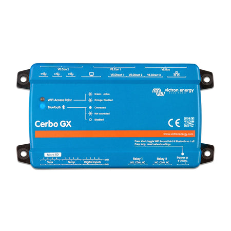 Victron Energy Cerbo GX MK2 Communication Centre, 8-70V DC, Dual VE.Can, 3 USB Host Ports — Quality Boat Parts