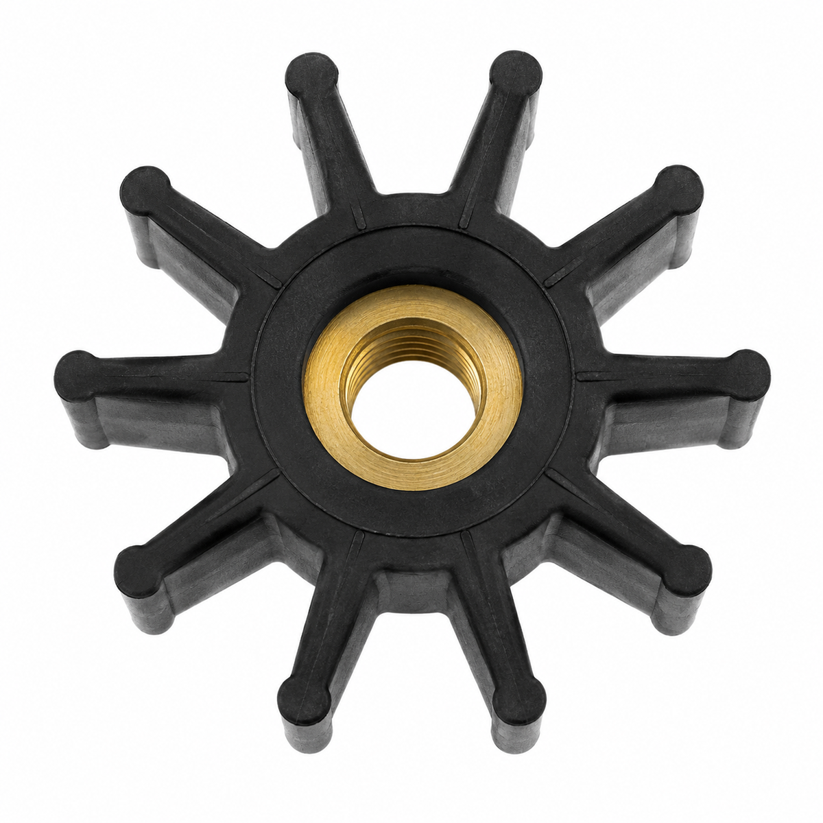 Jabsco Impeller Kit, Neoprene, 10 Blade, 2 in x 7/8 in, Slotted Shaft Pin Drive — Quality Boat Parts