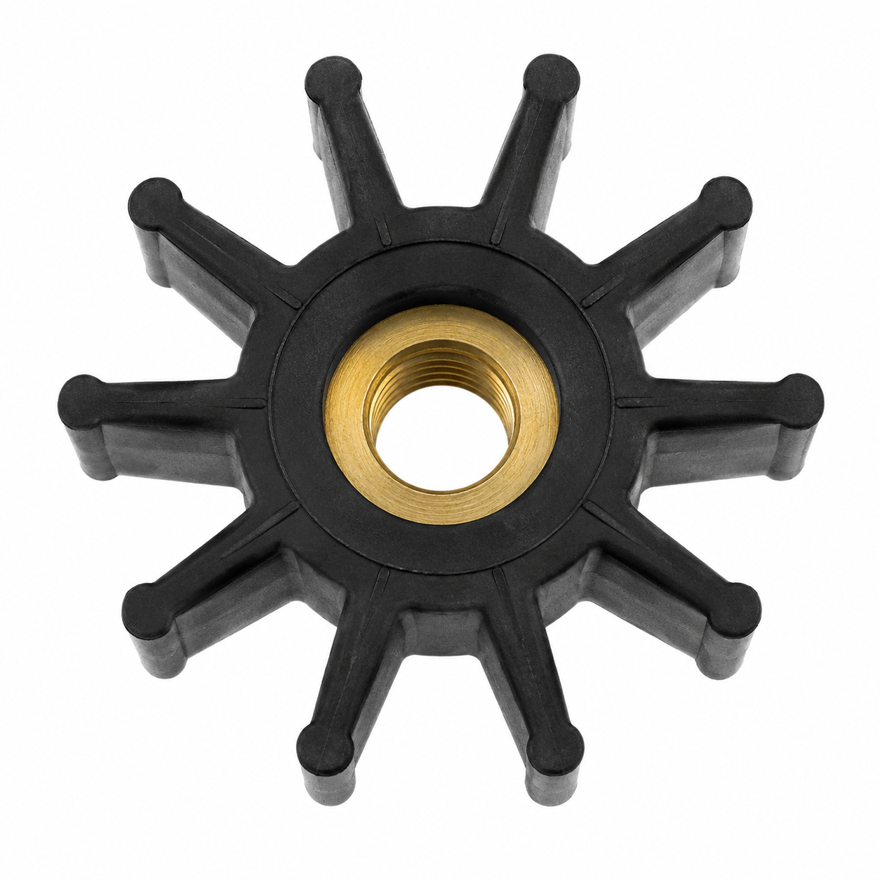 Jabsco Impeller Kit, Neoprene, 10 Blade, 2 in x 7/8 in, Slotted Shaft Pin Drive — Quality Boat Parts