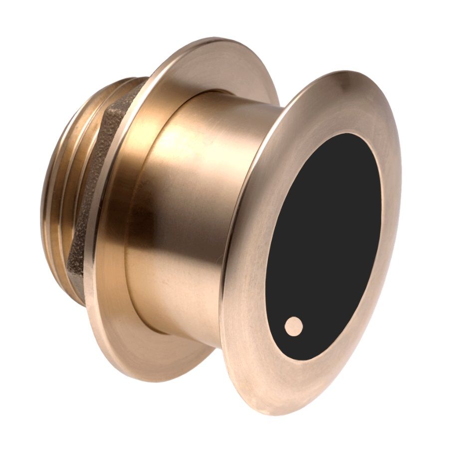 Raymarine B175MW CHIRP Thru-Hull Transducer, 1kW, 20deg Tilt, 60-100 kHz, Bronze Housing — Quality Boat Parts