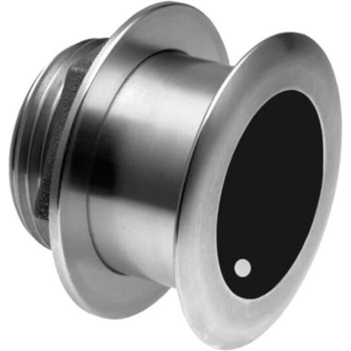 Raymarine SS175MW CHIRP Tilted Element Thru-Hull Transducer, 1kW, 20° Tilt, 60-100 kHz, Stainless Steel, Depth/Temp — Quality Boat Parts
