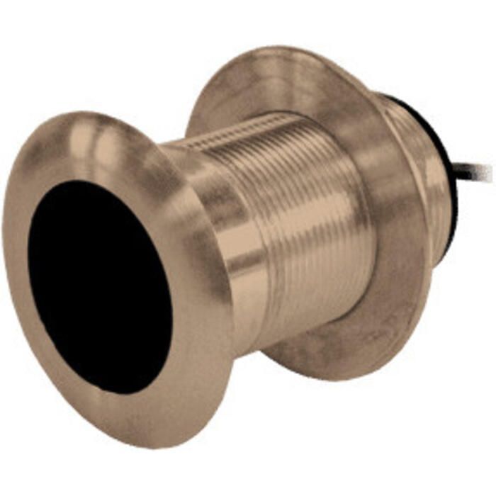 Raymarine B150M CHIRP Thru-Hull Transducer, 300 W, 20° Tilt, 95-155 kHz, Bronze Housing — Quality Boat Parts