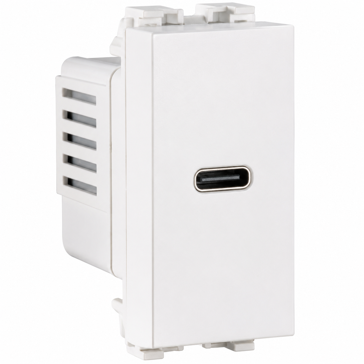 Vimar ARKÉ Series USB-C Charging Port, 12/24VDC to 5VDC Converter, White Finish — Quality Boat Parts