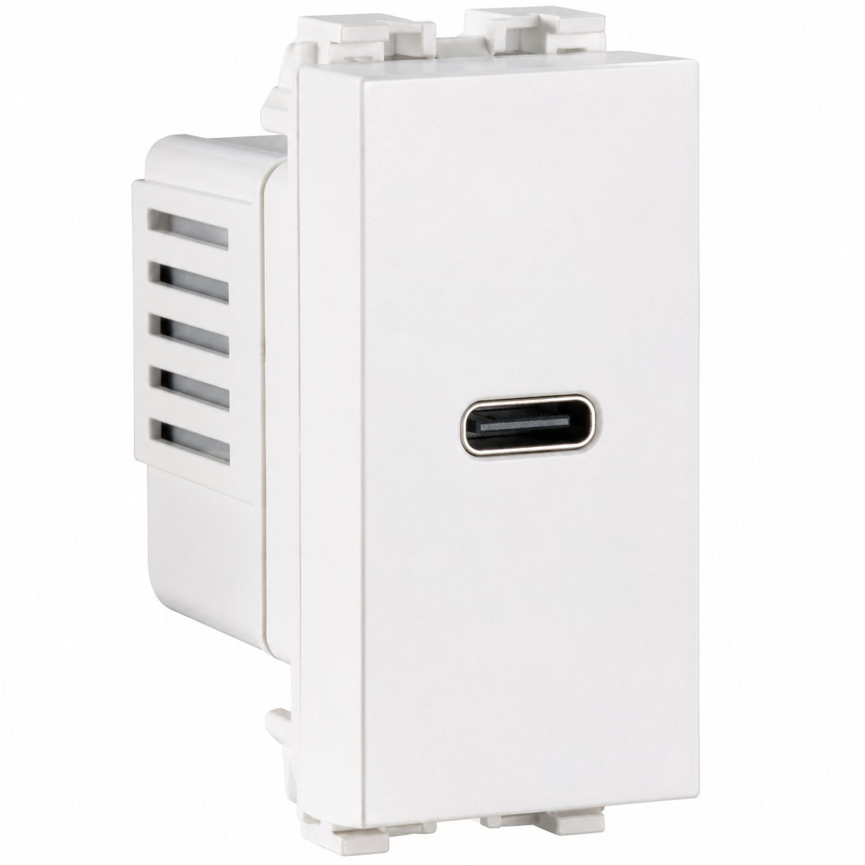 Vimar ARKÉ Series USB-C Charging Port, 12/24VDC to 5VDC Converter, White Finish — Quality Boat Parts