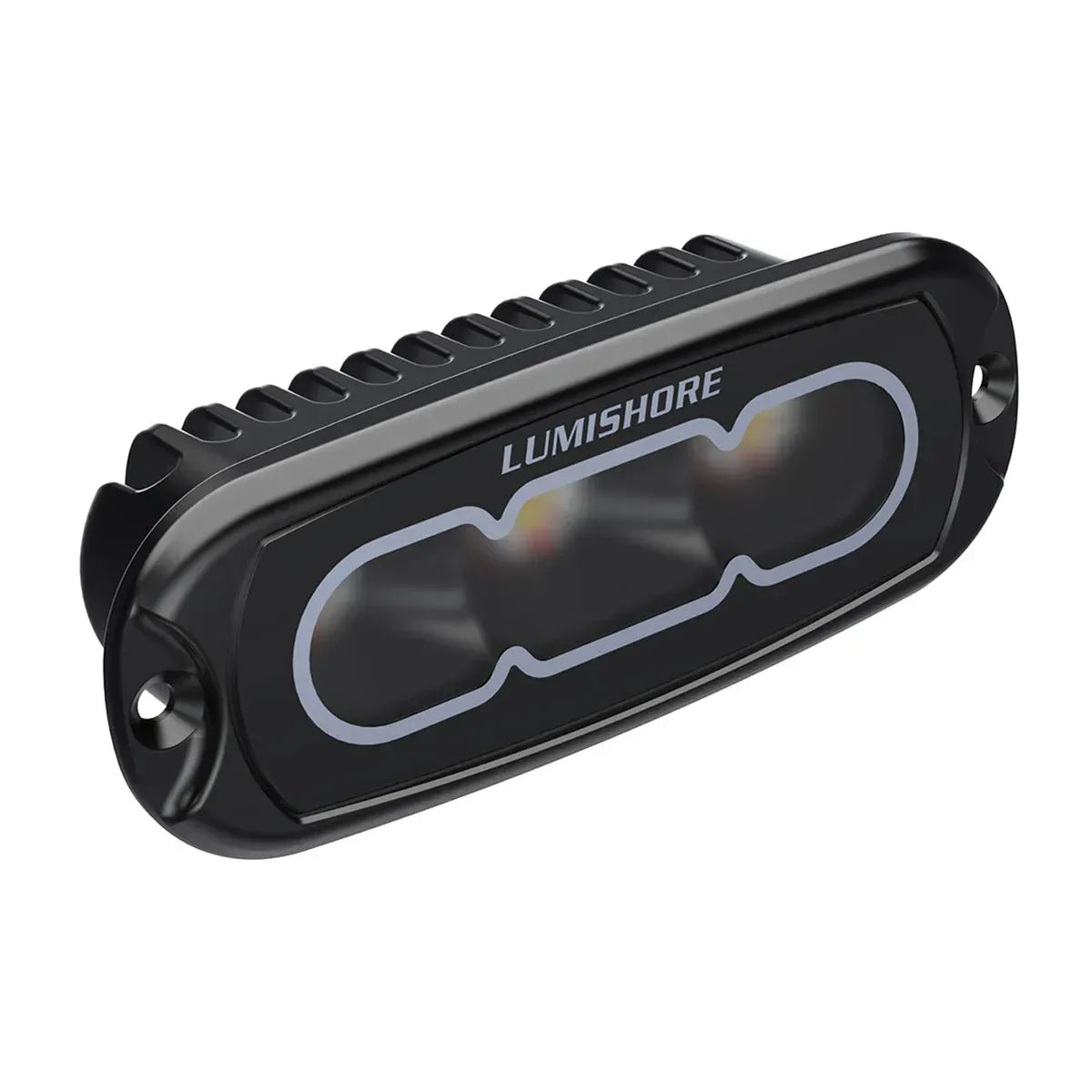 Lumishore LUX LED Flood Light, CRGBW, 70-90° Oval Beam — Quality Boat Parts