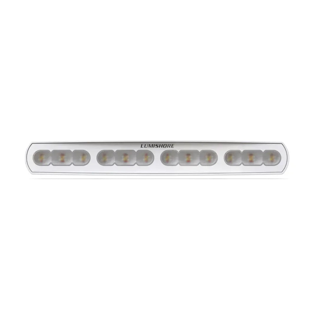 Lumishore LUX LED Flood Light, CRGBW, 70-90° Oval Beam — Quality Boat Parts