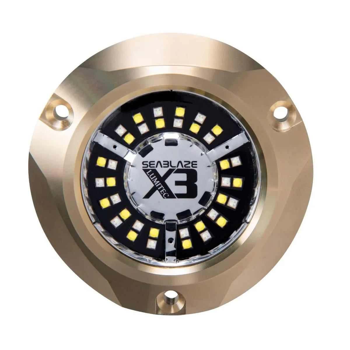 Lumitec SeaBlaze X3 Surface Mount LED Underwater Light, 10-30V, 8000 Lumens, Bronze Housing — Quality Boat Parts