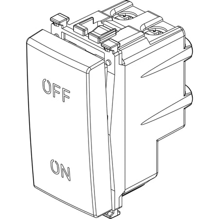 Vimar ARKÉ Series 2P 20AX 1-Way Switch, 250V, Lightable — Quality Boat Parts
