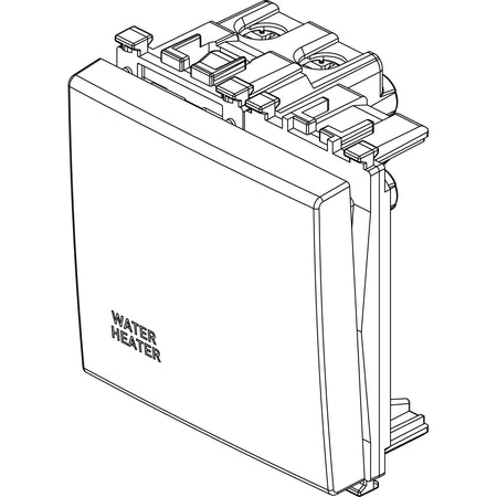 Vimar ARKÉ Series 2P 20AX 1-Way Switch, 250V, Lightable — Quality Boat Parts