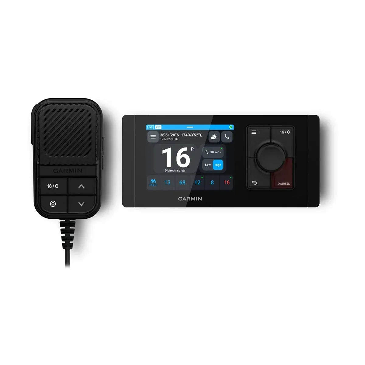 Garmin Signal RM 100 Marine VHF Remote Station, For Signal VHF 400/220, 9.6-32V, IPX7, 3.5 in Touchscreen, Garmin BlueNet — Quality Boat Parts